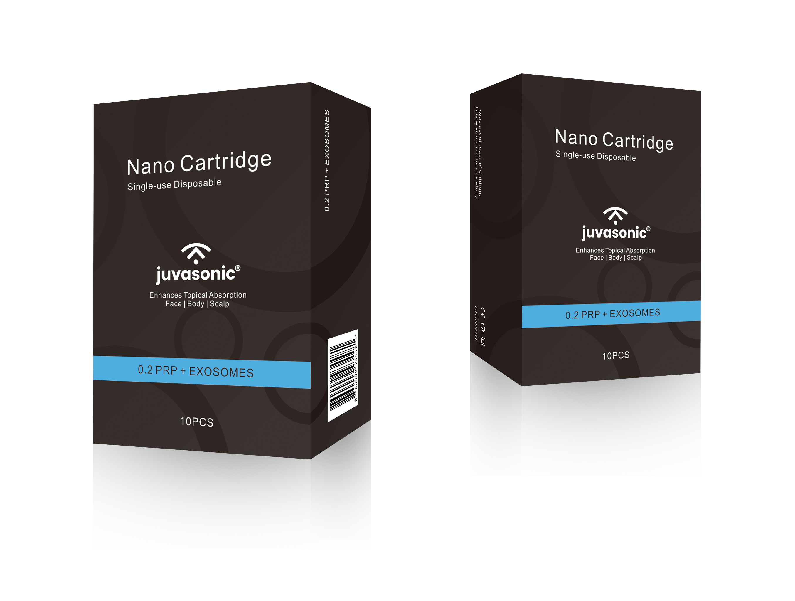 Cartuchos desechables estériles de un solo uso