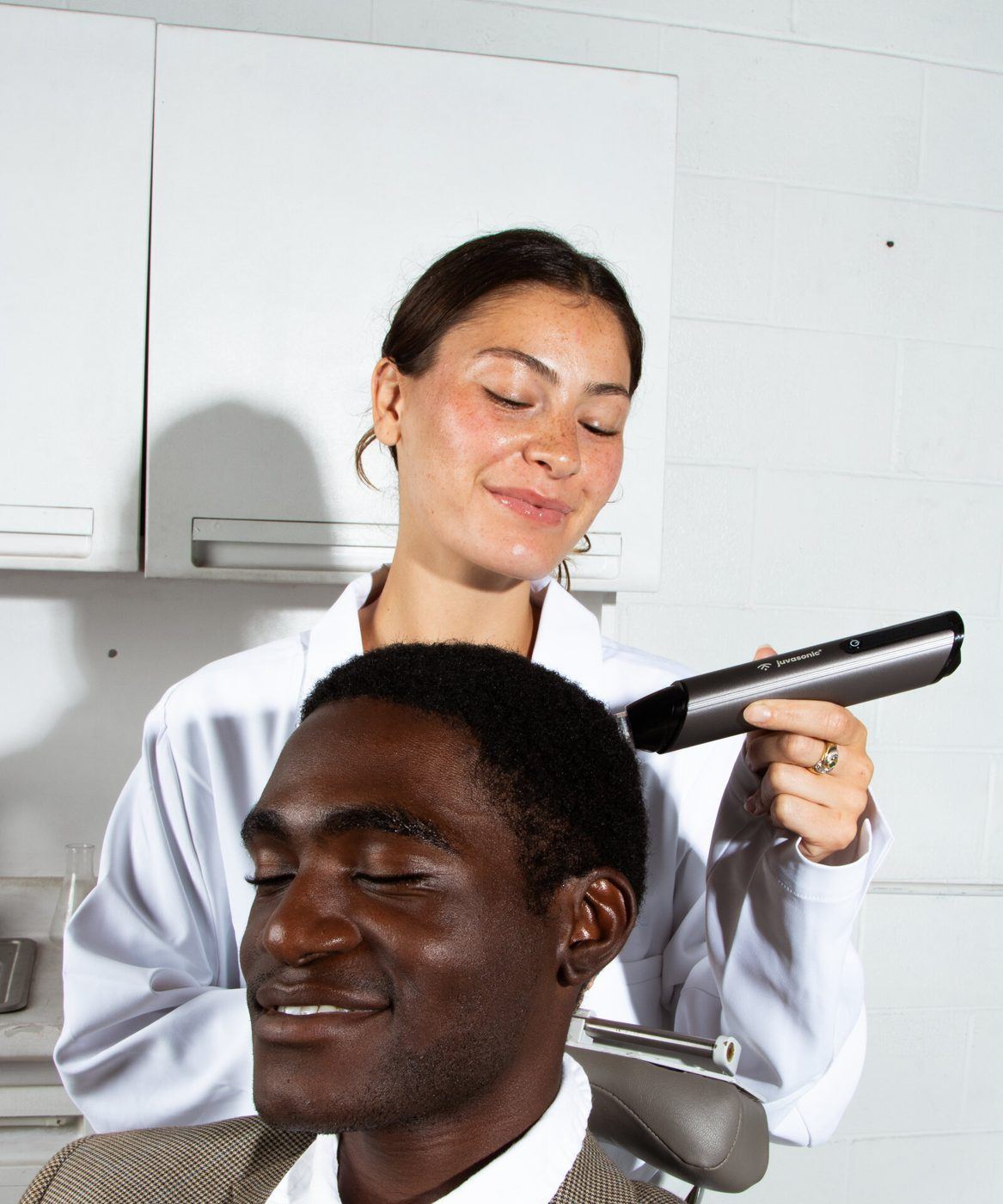 The serum around a procedure, before the needle or after the laser.