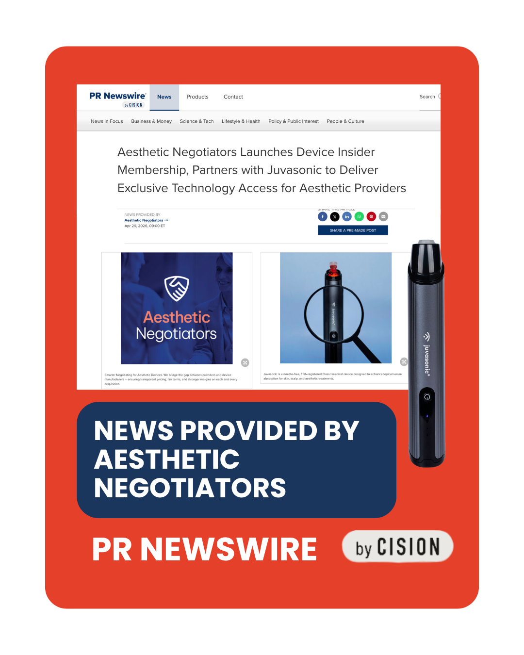 Aesthetic Negotiators Launches Device Insider Membership, Partners with Juvasonic to Deliver Exclusive Technology Access for Aesthetic Providers