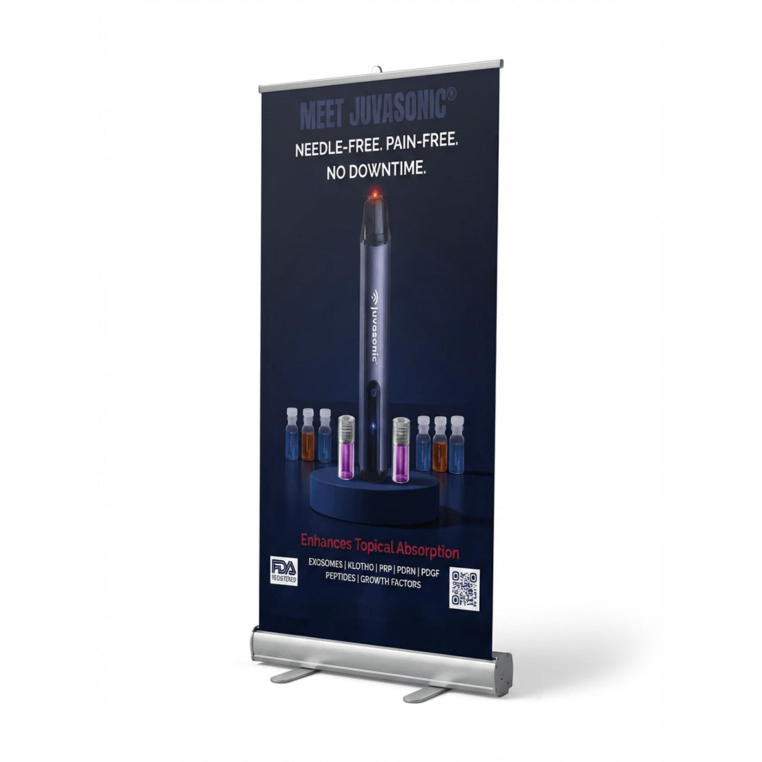 Juvasonic® Mini-Retractable Banner