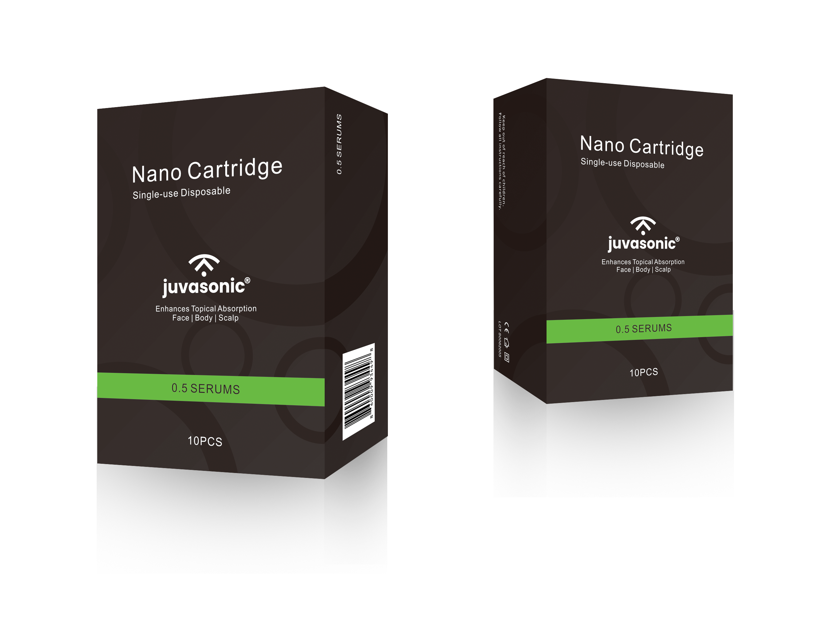 Cartuchos desechables estériles de un solo uso